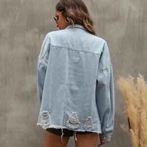 Distressed Denim Jacket
